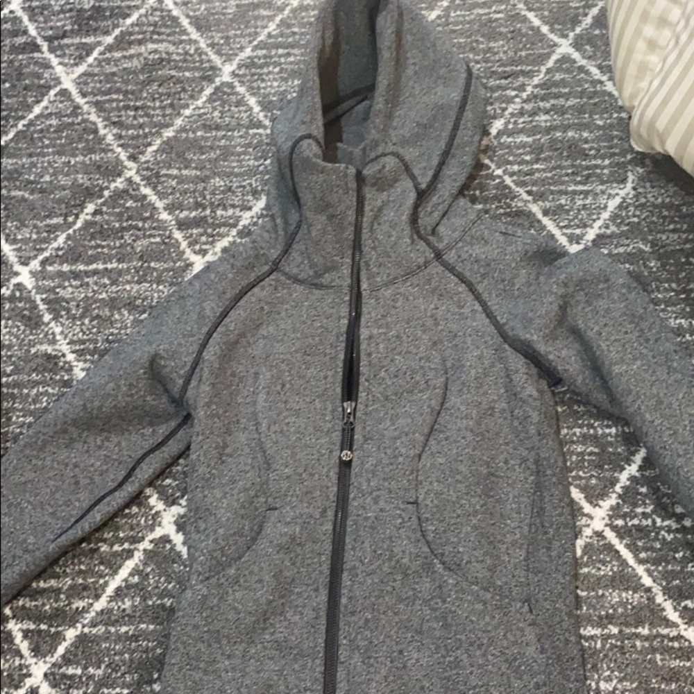 Lulu lemon athletic sweatshirt in dark grey size 2